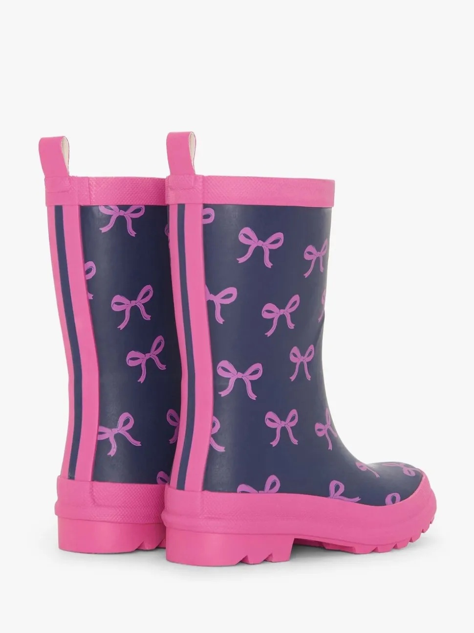 Hatley Blue Teeny Bows Matte Wellies