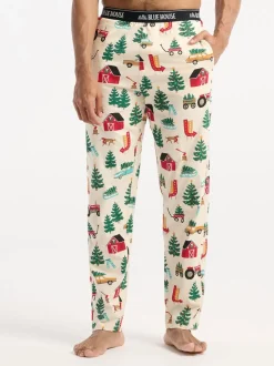 Hatley Natural Christmas Farm Pyjama Bottoms