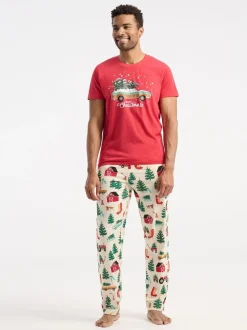 Hatley Natural Christmas Farm Pyjama Bottoms