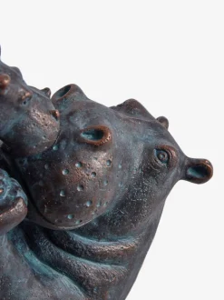 Hattie and Henry Hippo Kissing Ornament