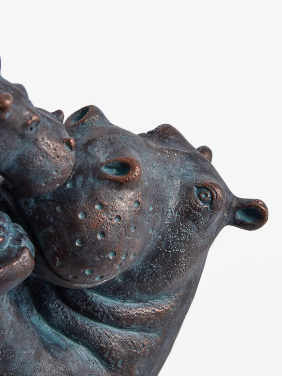 Hattie and Henry Hippo Kissing Ornament