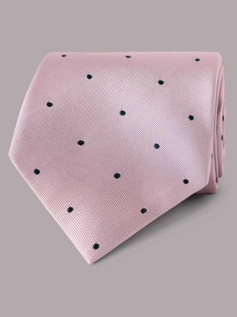 Hawes & Curtis Pink Spot Repp Tie