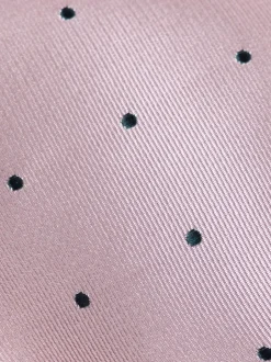 Hawes & Curtis Pink Spot Repp Tie