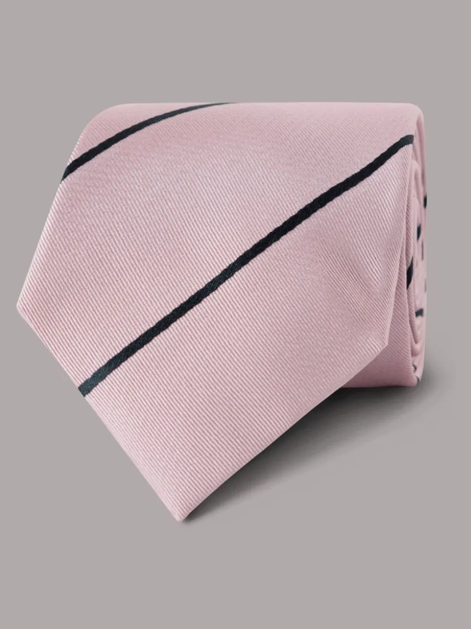 Hawes & Curtis Pink Stripe Repp Tie