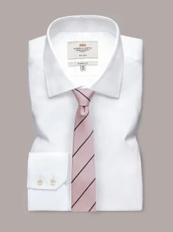 Hawes & Curtis Pink Stripe Repp Tie