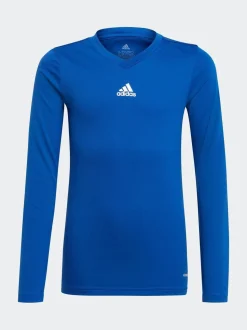 Helderblauw - Adidas - Team Base T-shirt