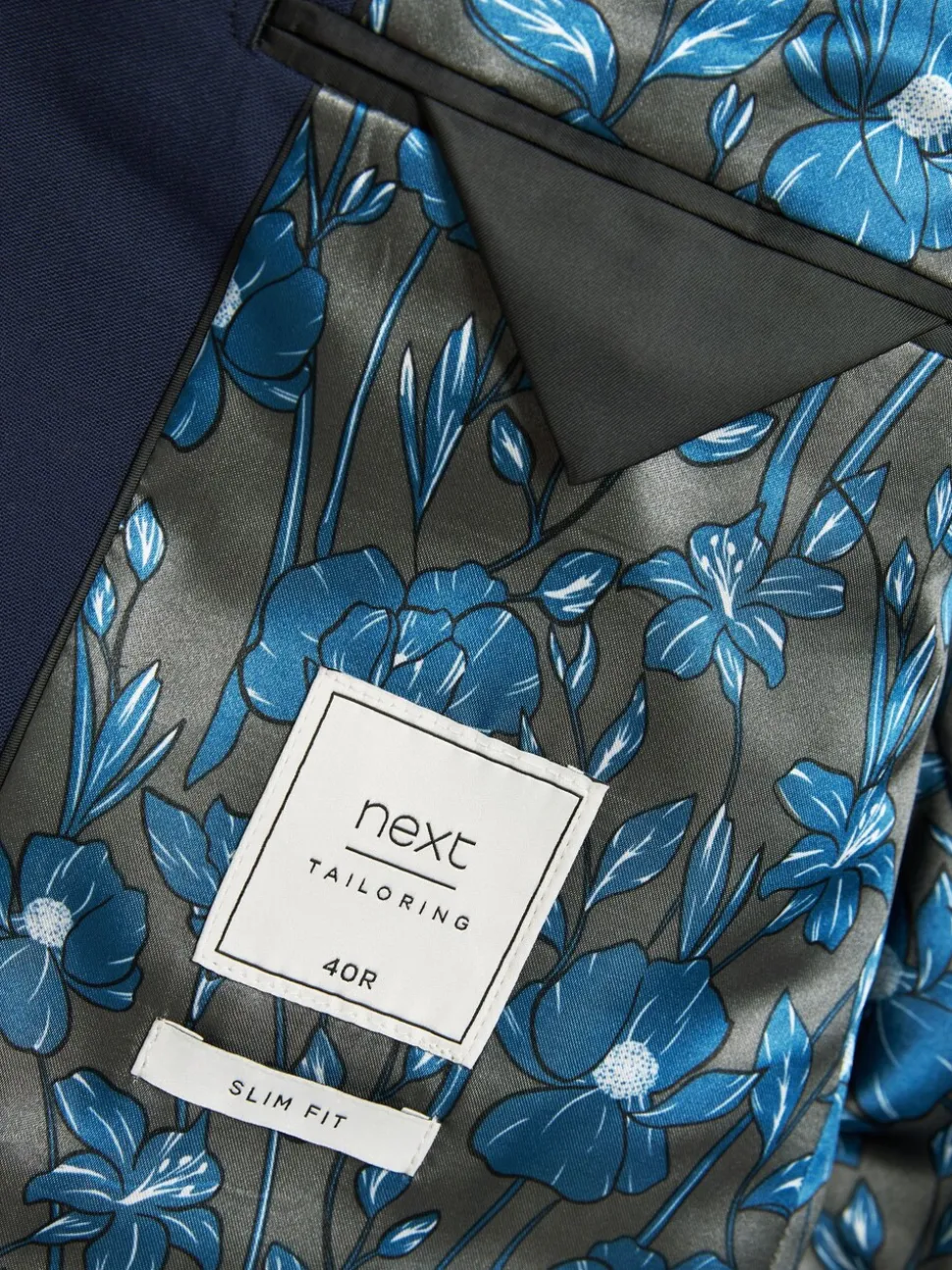 Helderblauw - Slim Fit - Kostuum met twee knopen: colbert