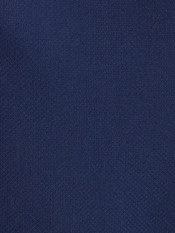 Helderblauw - Tailored fit - Kostuum met textuur: colbert