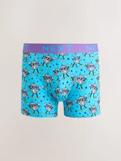 Heldere Disco Karakter - Verpakking van 8 - Boxershorts