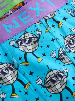 Heldere Disco Karakter - Verpakking van 8 - Boxershorts