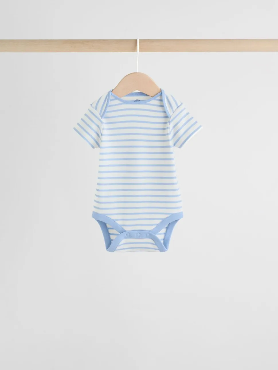 Heldere streep - Set van 5 babyrompertjes met korte mouwen
