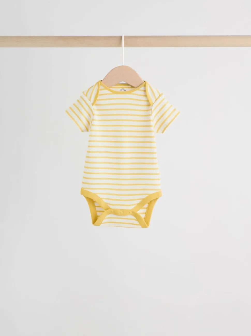 Heldere streep - Set van 5 babyrompertjes met korte mouwen