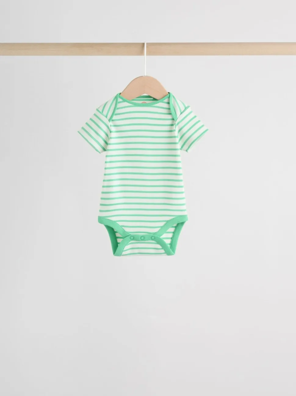 Heldere streep - Set van 5 babyrompertjes met korte mouwen