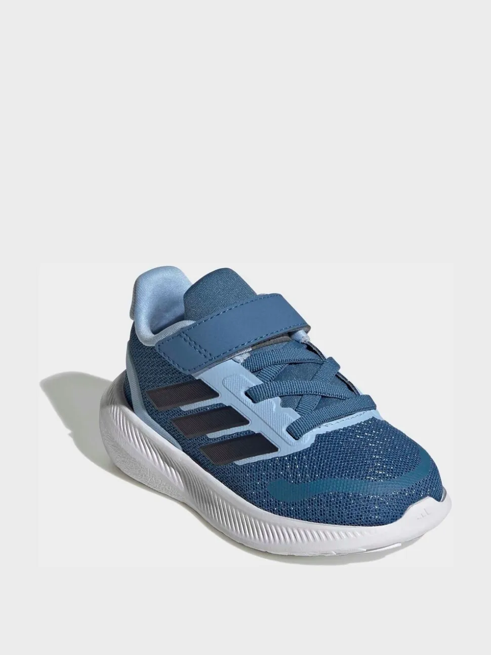 Hemelsblauw - adidas Runfalcon 5 Hook and Loop Easy On sneakers voor zuigelingen