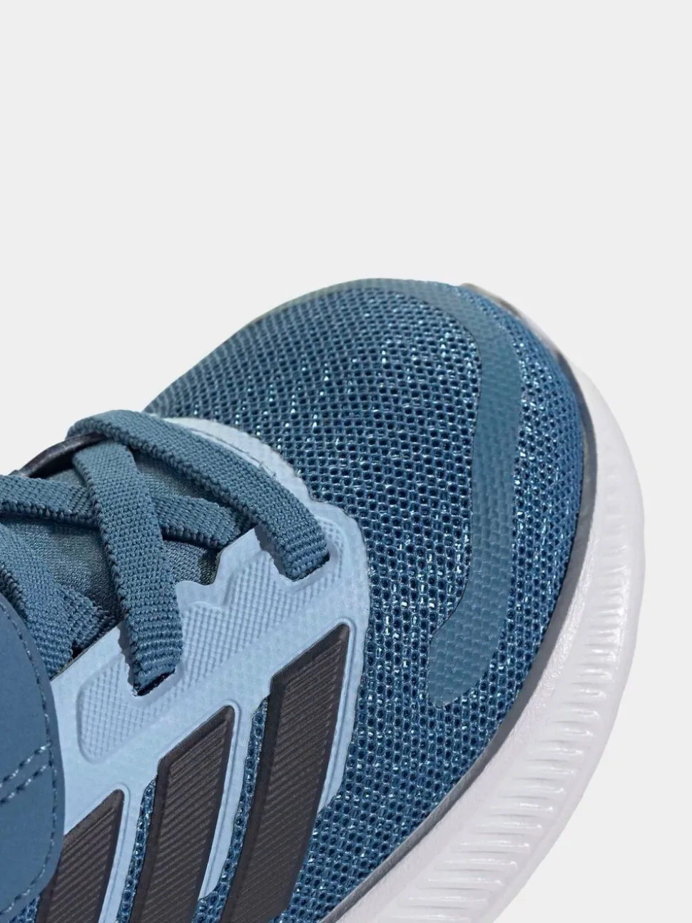 Hemelsblauw - adidas Runfalcon 5 Hook and Loop Easy On sneakers voor zuigelingen
