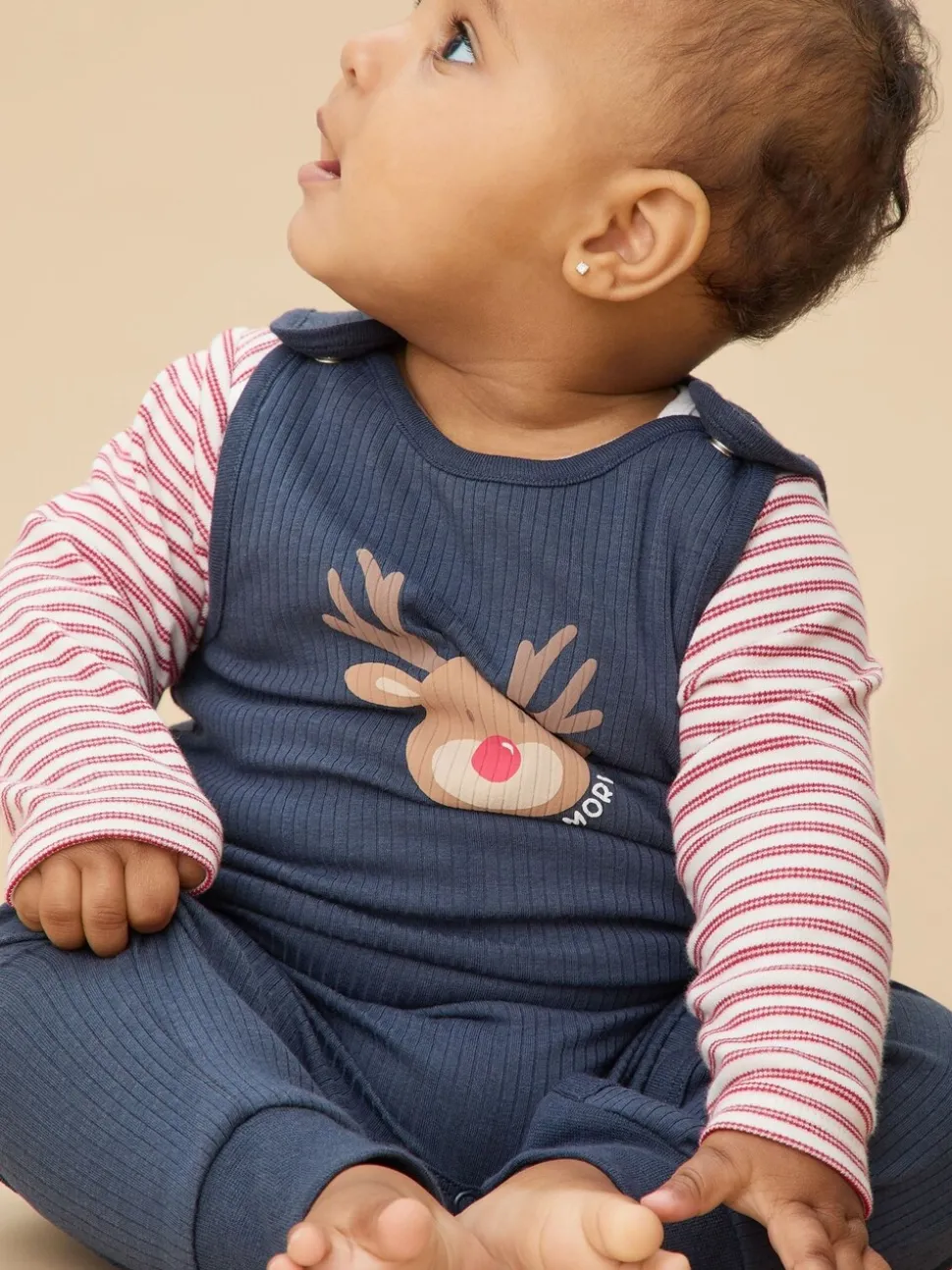 Hemelsblauw - MORI Supersoft Dungarees