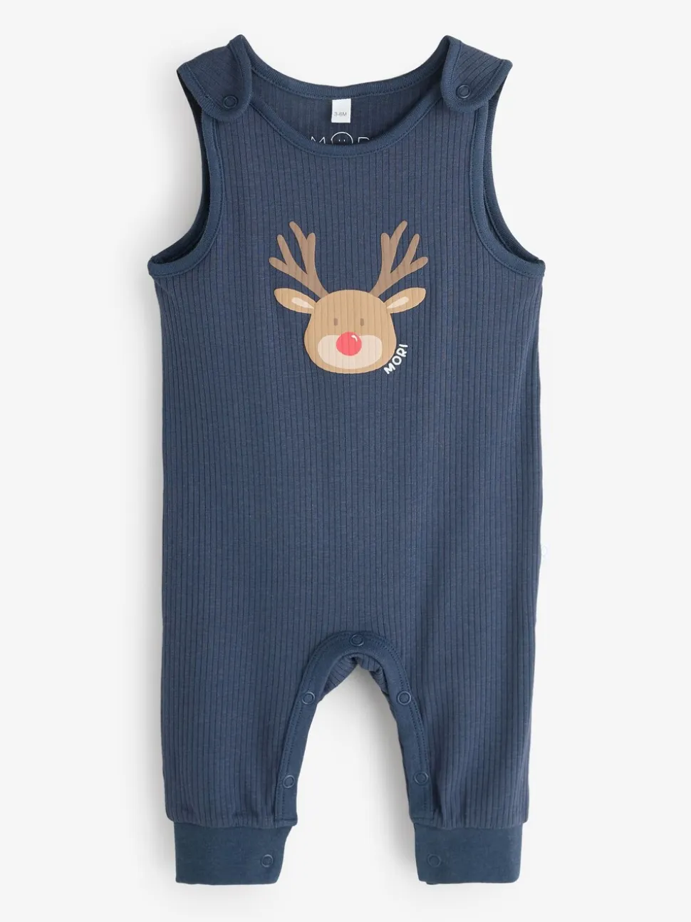 Hemelsblauw - MORI Supersoft Dungarees