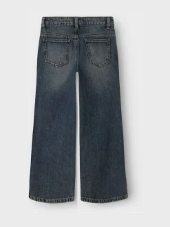 Hemelsblauw - Name It jeans met wijde pijpen