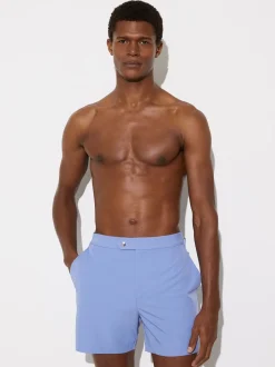 Hemelsblauw - Reiss Sun Side-Adjuster Swim Shorts