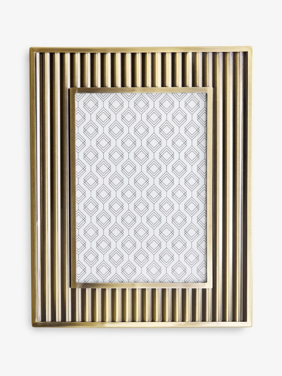 Hollis Ribbed Metal Photo Frame