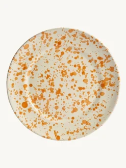 Hot Pottery 12 Piece Splatter Signature Dinner Set
