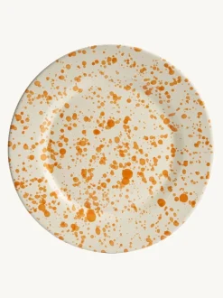 Hot Pottery Set of 4 Splatter Side Plates