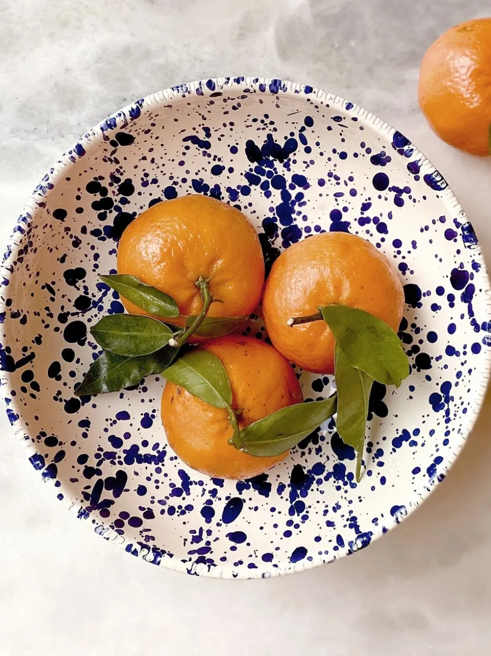 Hot Pottery Set of 4 Splatter Pasta Bowls
