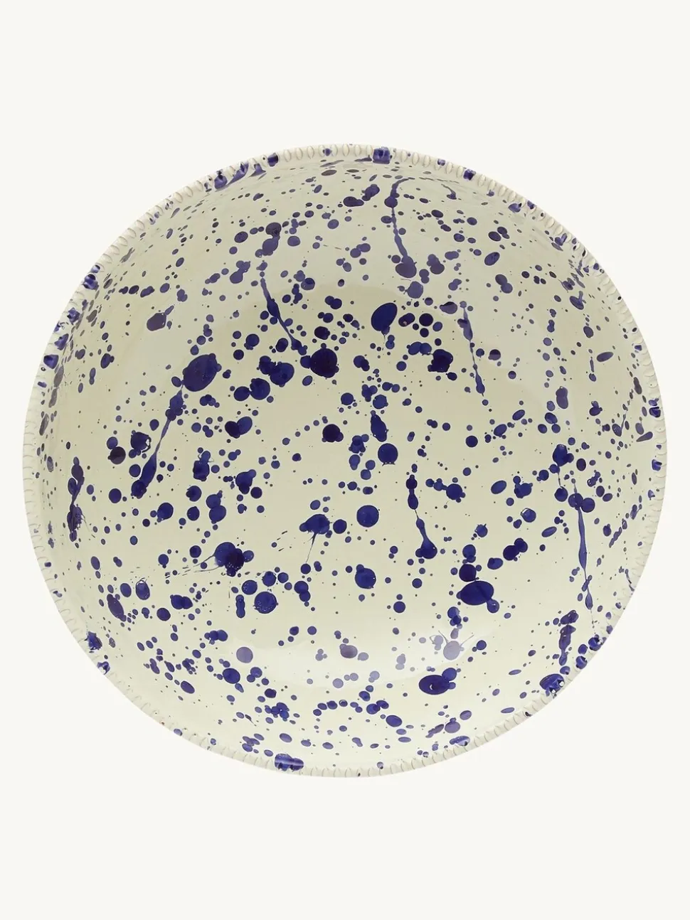 Hot Pottery Set of 4 Splatter Pasta Bowls