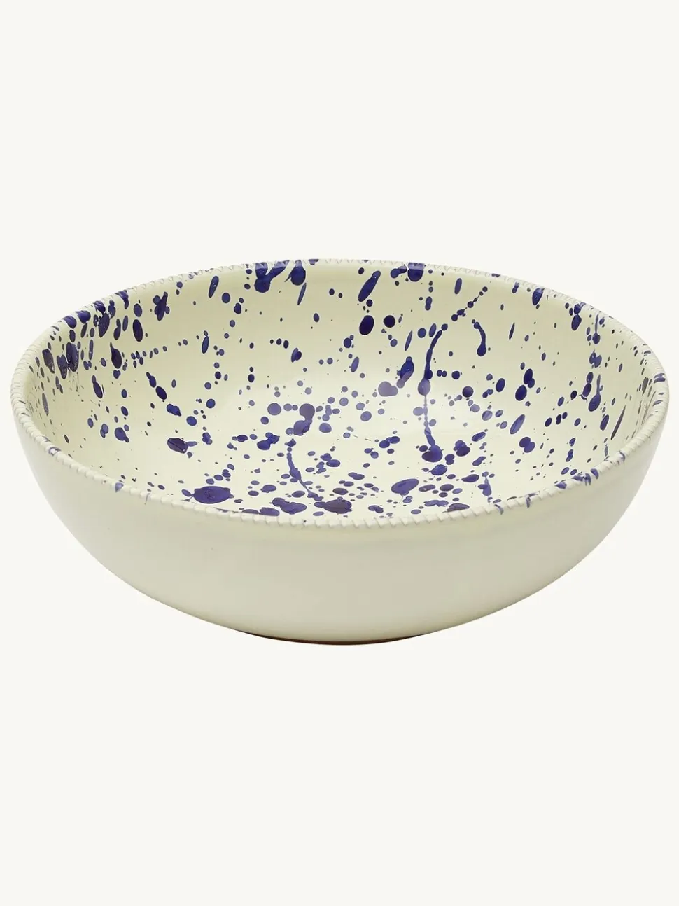 Hot Pottery Set of 4 Splatter Pasta Bowls