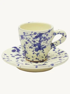 Hot Pottery Set of 4 Splatter Espresso Set