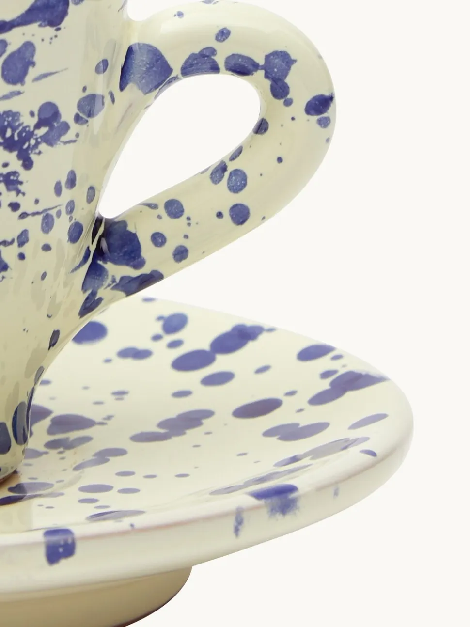 Hot Pottery Set of 4 Splatter Espresso Set
