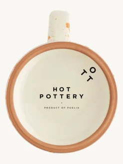 Hot Pottery Set of 4 Splatter Mugs