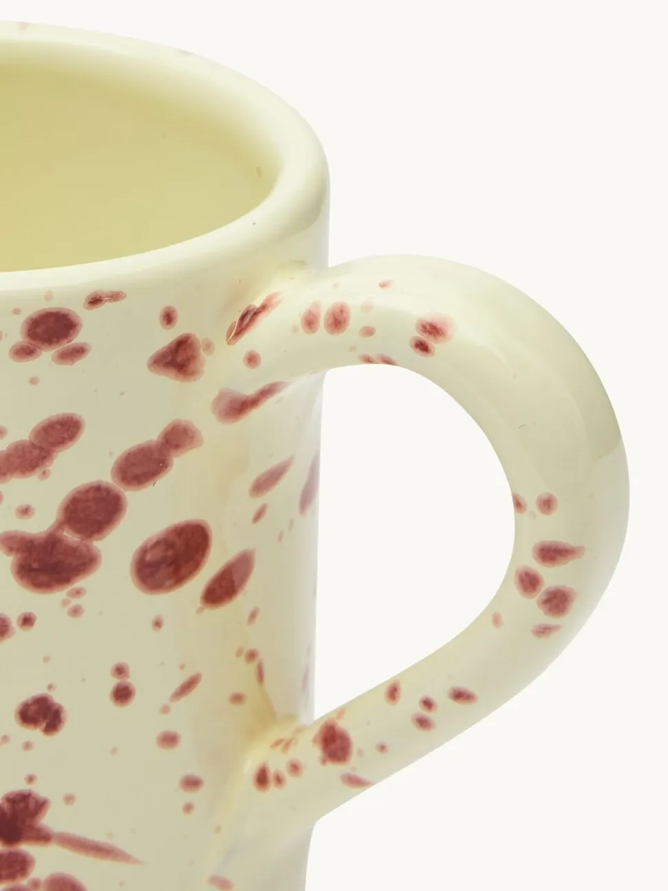 Hot Pottery Set of 4 Splatter Mugs