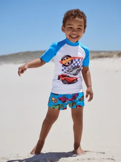 Hot Wheels - Set van surfhemdje en zwembroek (3mnd -7jr)