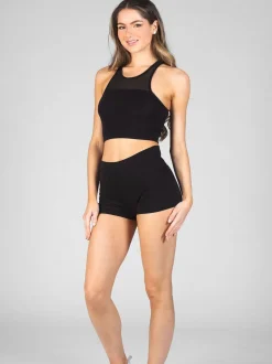Hotpant shorts met hoge taille