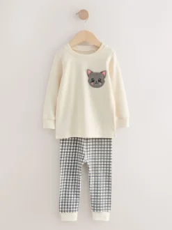 Huisdierprint - Verpakking van 3 knusse pyjama's (9 mnd-10 jr)