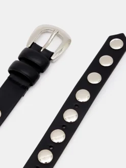 Hush Seren leren riem met studs
