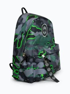 Hype. Boys Green Iconic Glow Camo Backpack