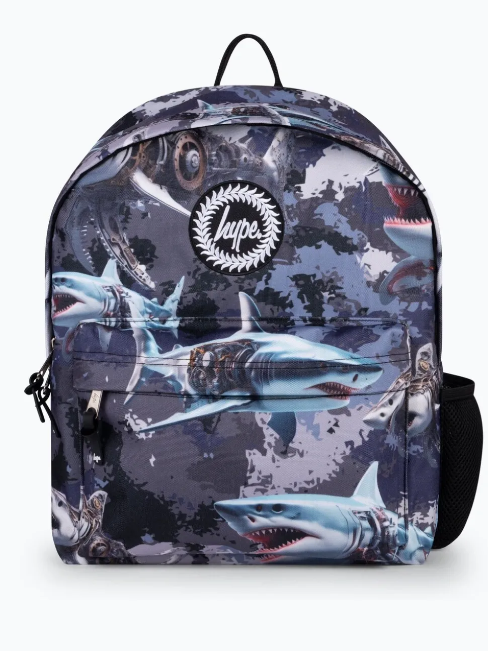 Hype. Kids Grey Mech Sharks Iconic Backpack