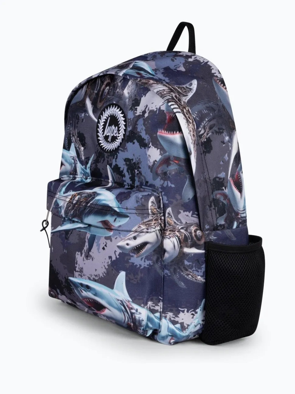Hype. Kids Grey Mech Sharks Iconic Backpack