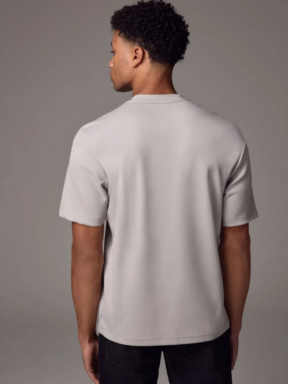 Ice grey - Relaxed fit - Zwaar T-shirt