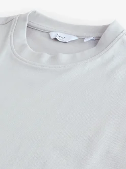 Ice grey - Relaxed fit - Zwaar T-shirt