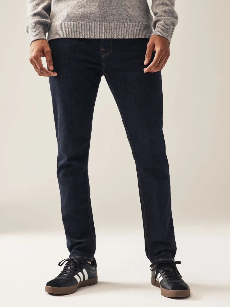 Indigo blauwe wassing - Enkele - Skinny fit klassieke stretchy jeans