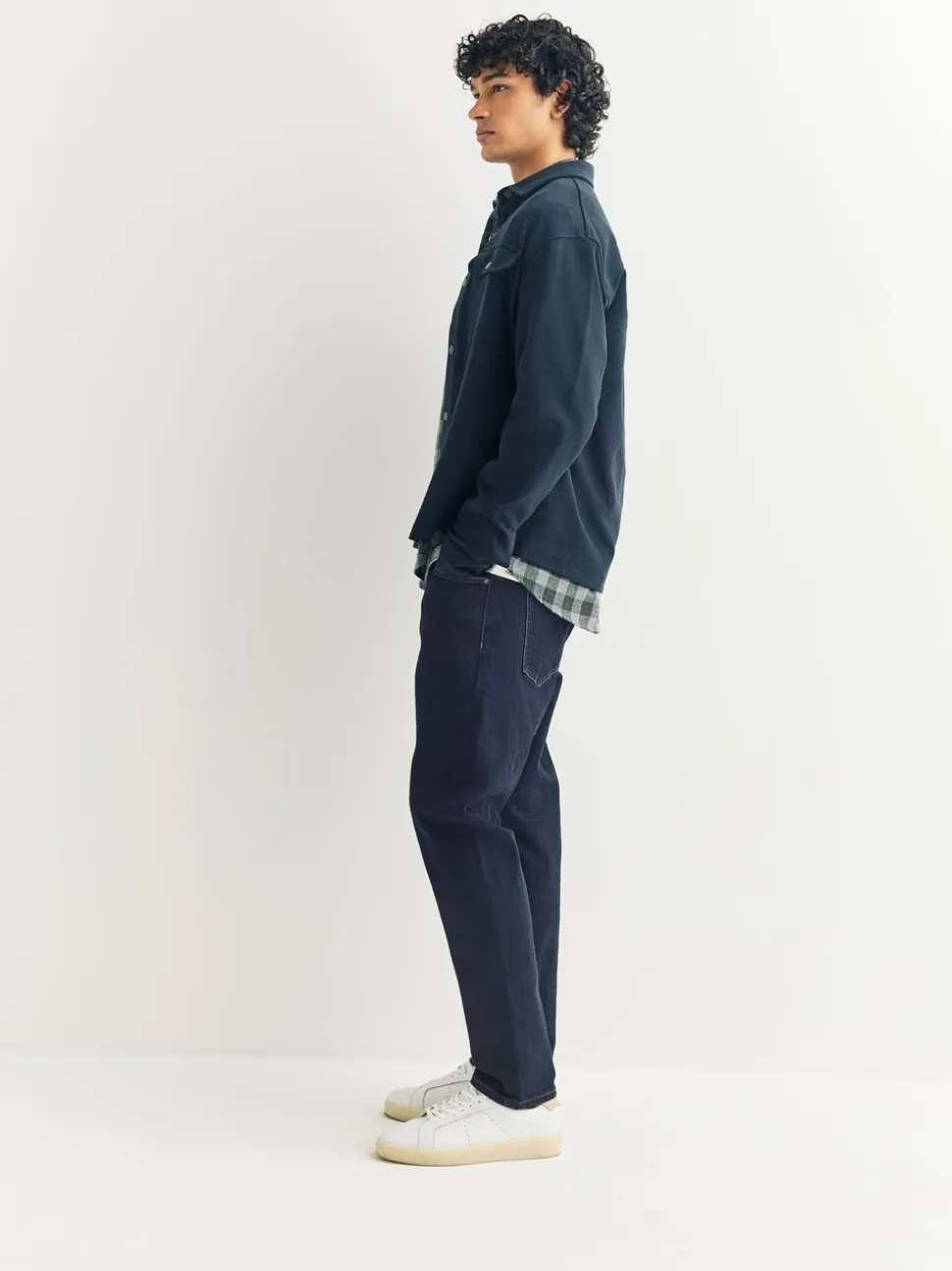 Indigo blauwe wassing - Enkele - Slim fit klassieke stretchy jeans