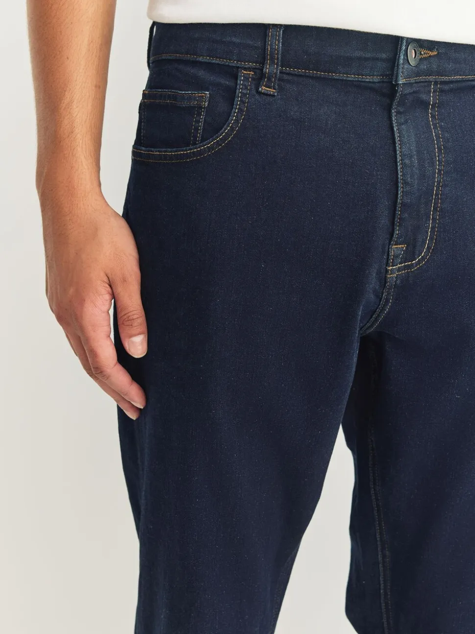 Indigo blauwe wassing - Enkele - Slim fit klassieke stretchy jeans