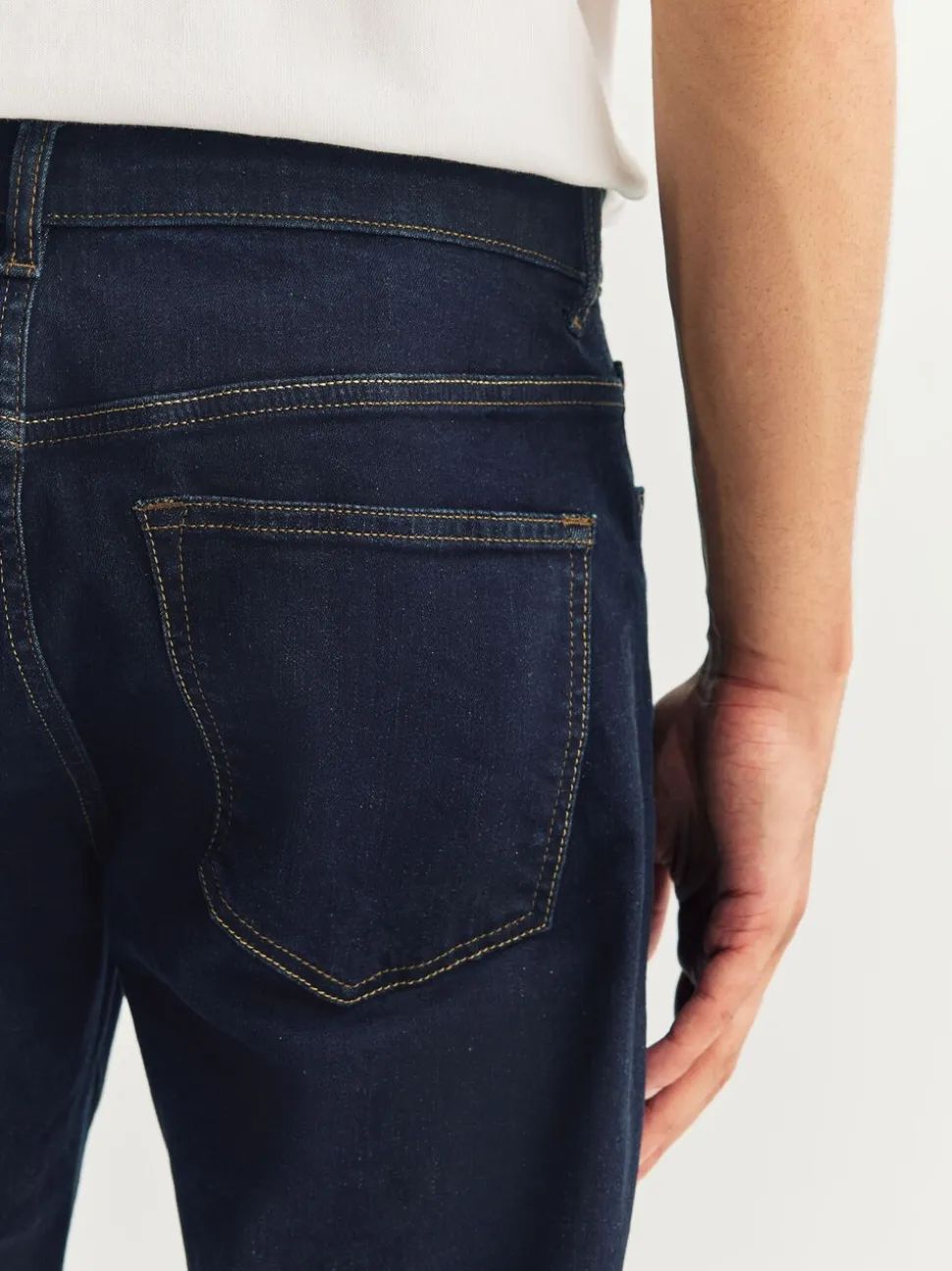 Indigo blauwe wassing - Enkele - Slim fit klassieke stretchy jeans