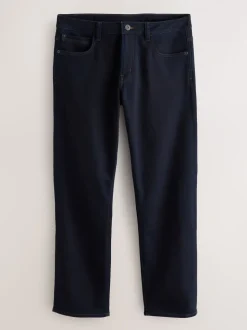 Indigo blauwe wassing - Straight fit - Comfortabele stretchjeans