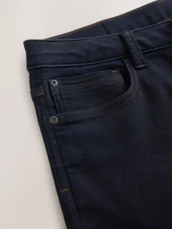 Indigo blauwe wassing - Straight fit - Comfortabele stretchjeans