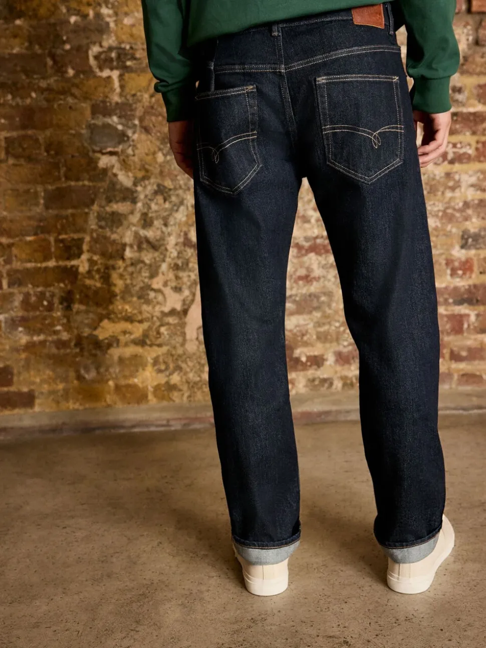 Indigo blauwe wassing - Straight fit - Signature Selvedge Denim Jeans