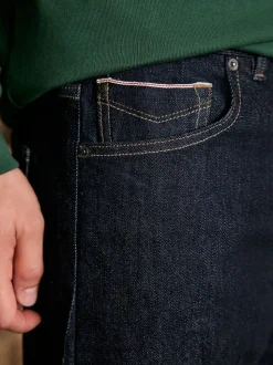 Indigo blauwe wassing - Straight fit - Signature Selvedge Denim Jeans